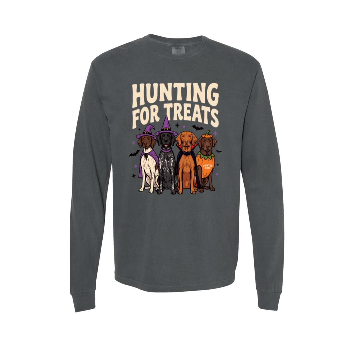 Hunting for Treats Halloween Long Sleeve T-Shirt