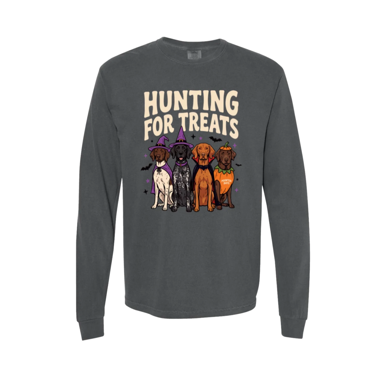 Hunting for Treats Halloween Long Sleeve T-Shirt