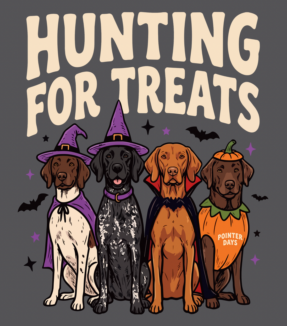 Hunting for Treats Halloween Dog Crewneck