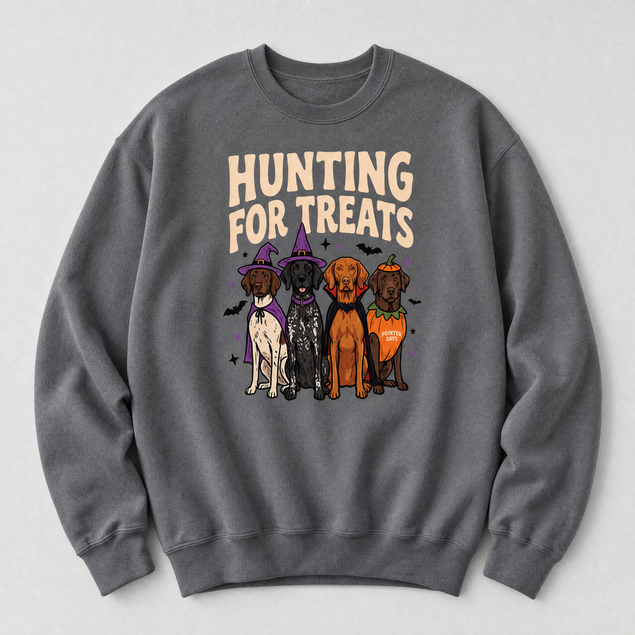 Hunting for Treats Halloween Dog Crewneck