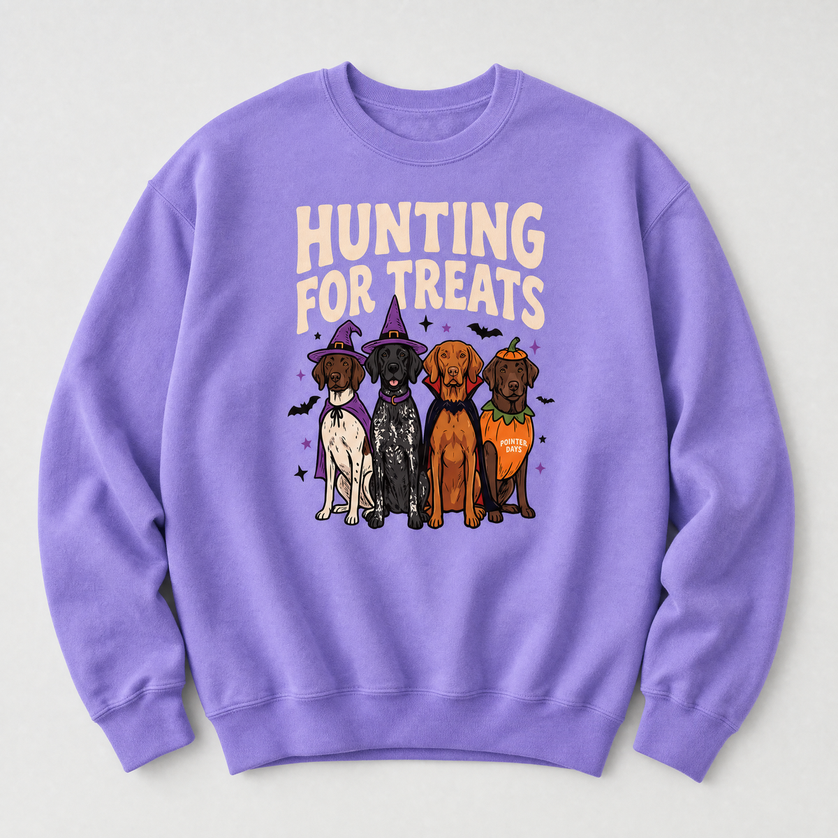 Hunting for Treats Halloween Dog Crewneck